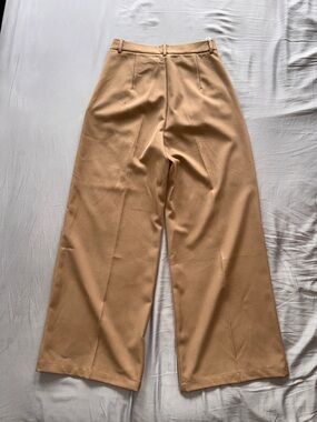 Wide Leg Trousers in Camel